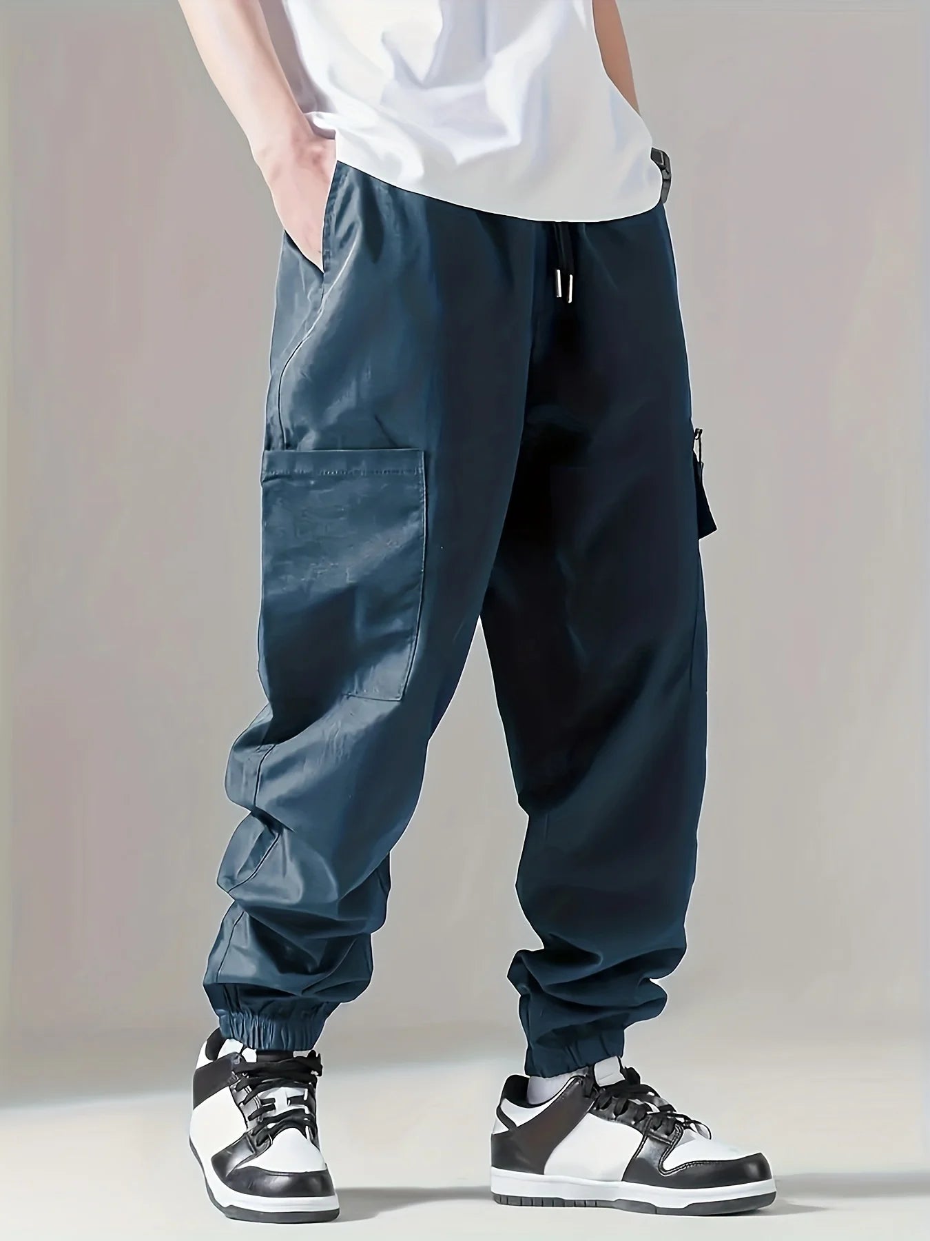 Pantalón Cargo Hombre Multibolsillos — Ligero, Transpirable y Cómodo