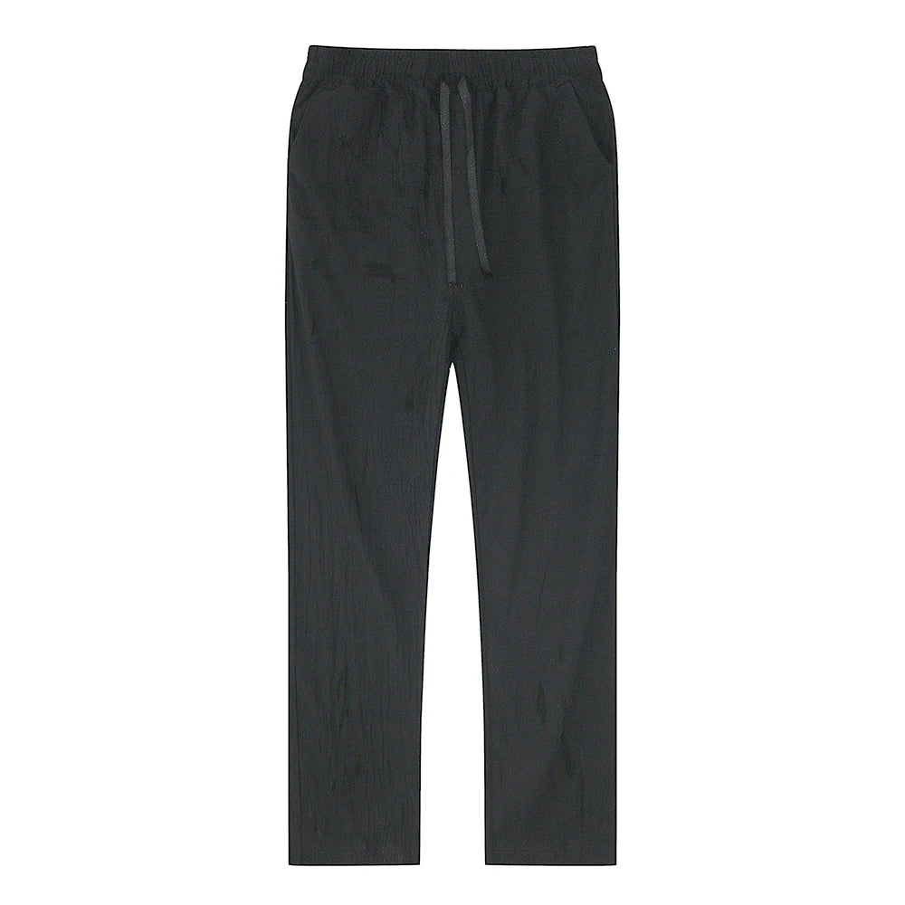 Pantalón de Lino y Algodón para Hombre — Corte Recto, Uso Diario y Streetwear
