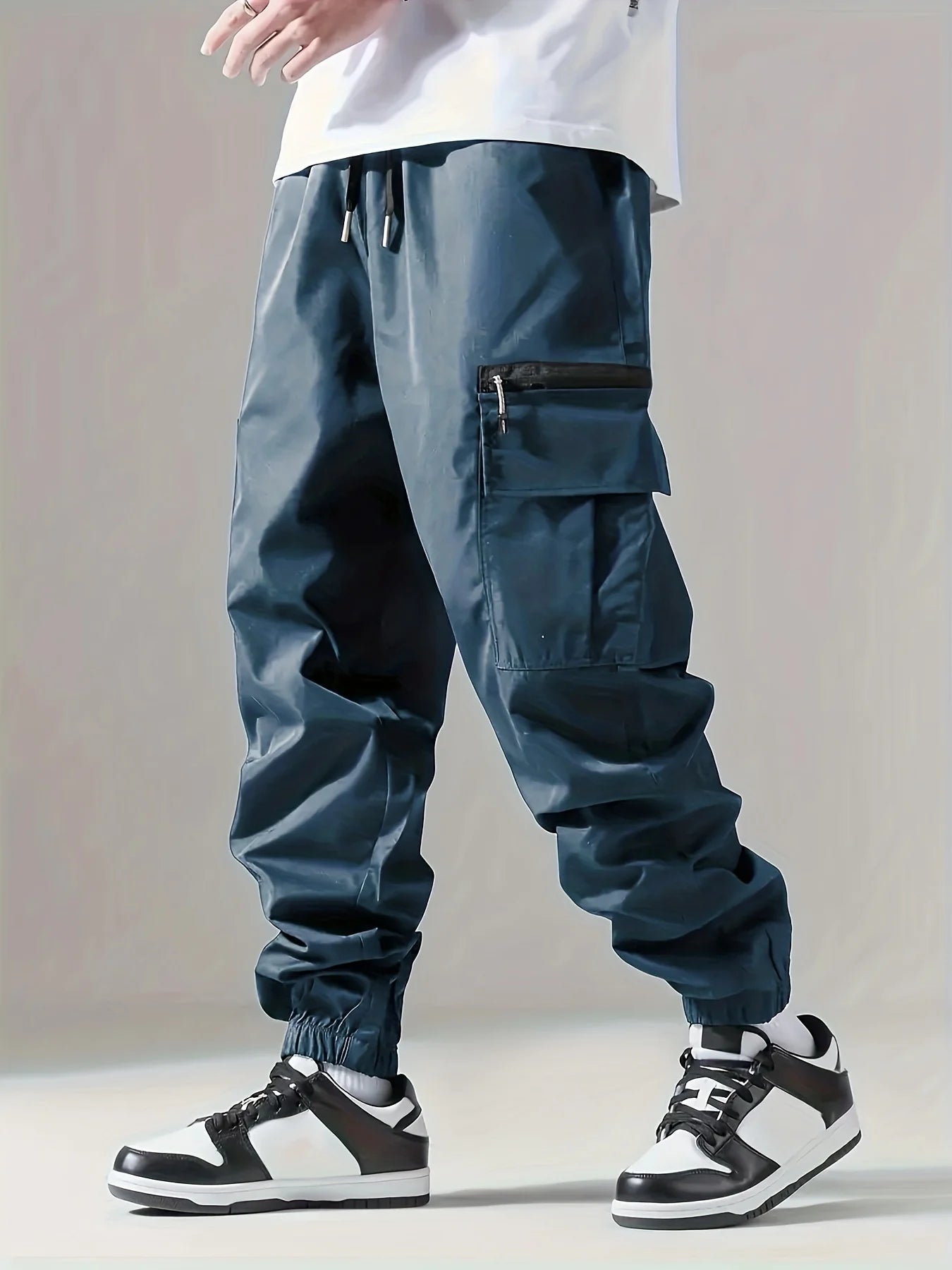 Pantalón Cargo Hombre Multibolsillos — Ligero, Transpirable y Cómodo