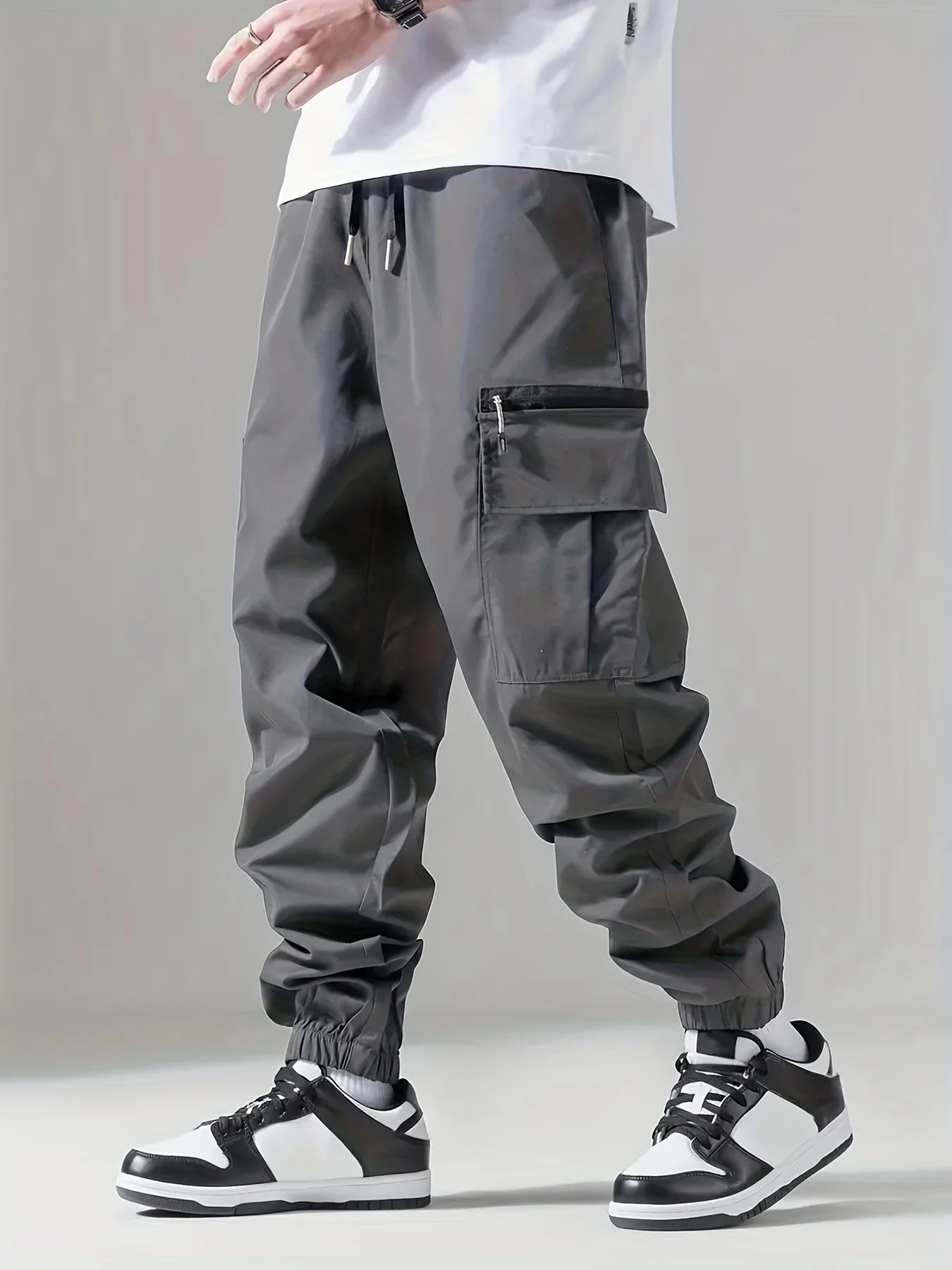Pantalón Cargo Hombre Multibolsillos — Ligero, Transpirable y Cómodo