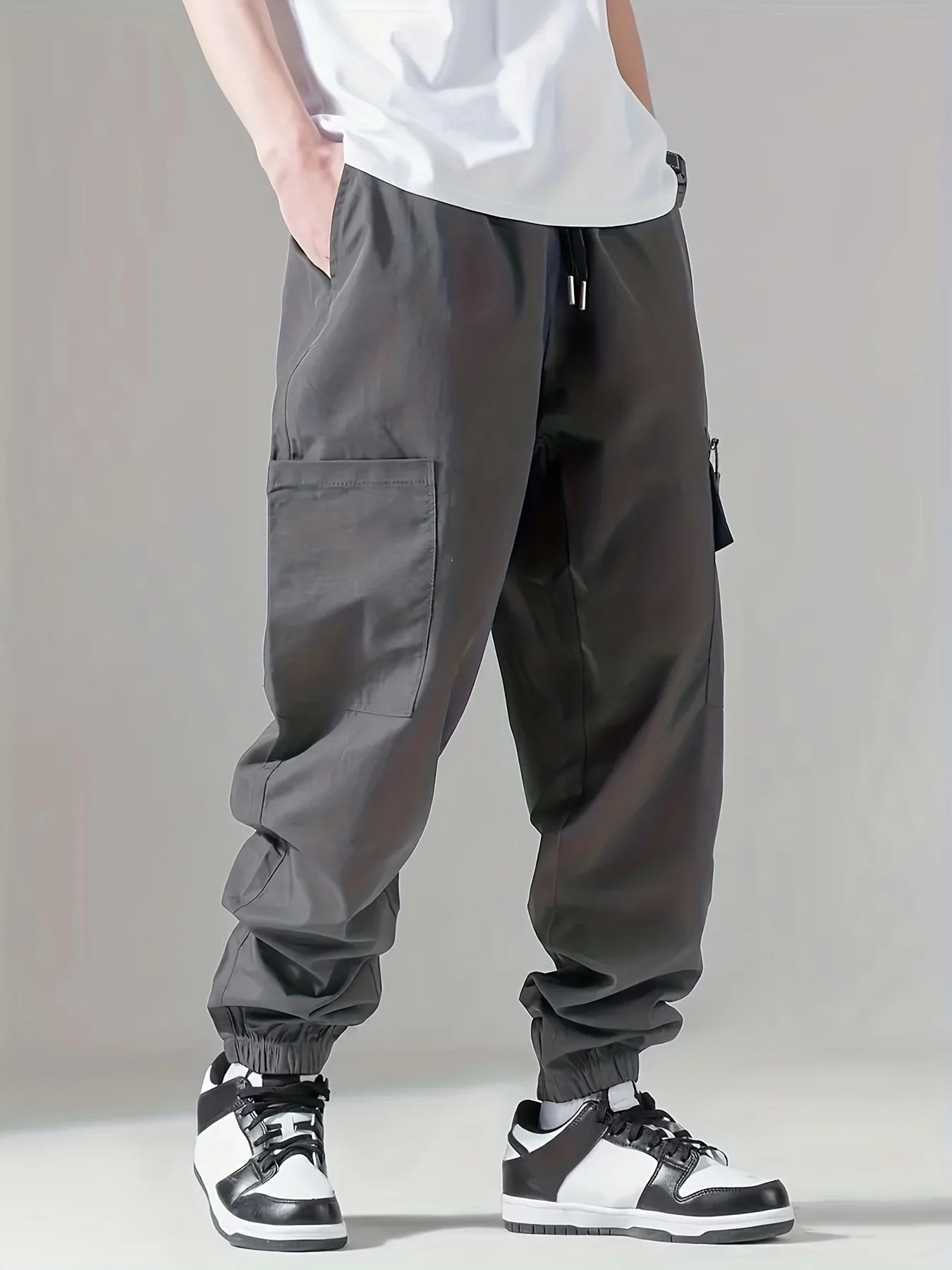 Pantalón Cargo Hombre Multibolsillos — Ligero, Transpirable y Cómodo