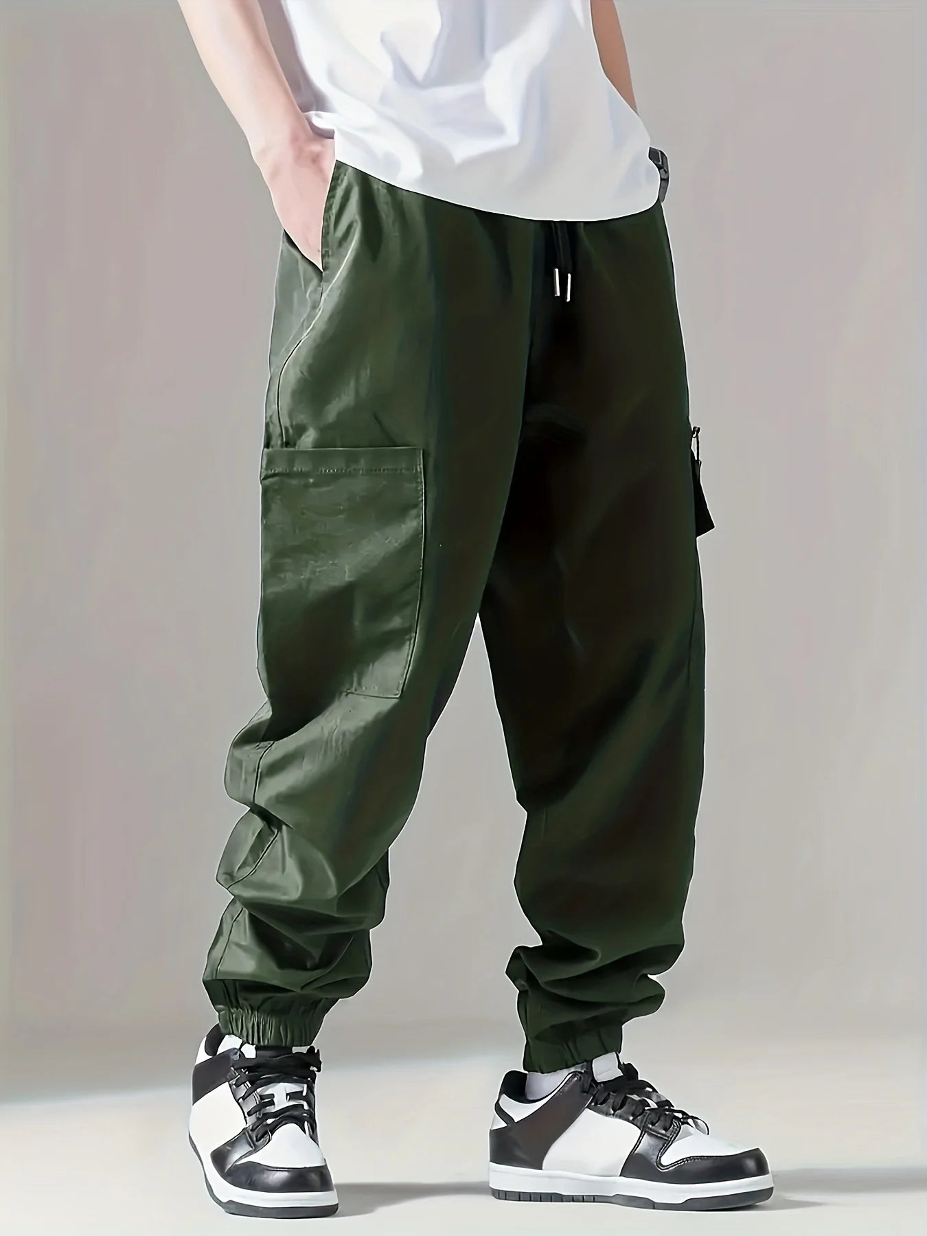 Pantalón Cargo Hombre Multibolsillos — Ligero, Transpirable y Cómodo
