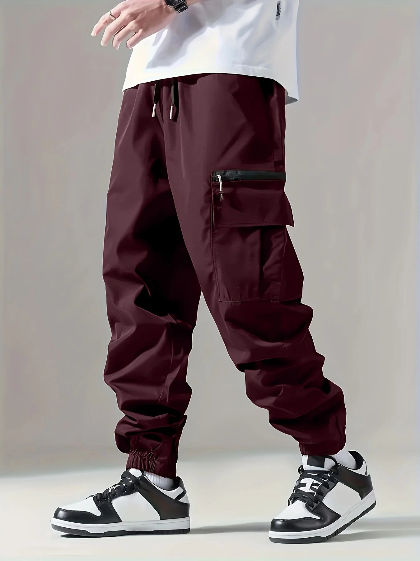 Pantalón Cargo Hombre Multibolsillos — Ligero, Transpirable y Cómodo