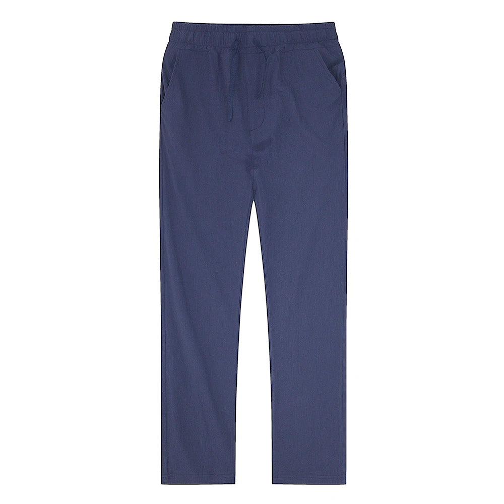 Pantalón de Lino y Algodón para Hombre — Corte Recto, Uso Diario y Streetwear